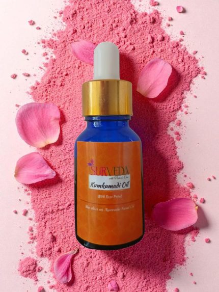 Kumkumadi Tailam with Goodness of Rose Petals and Orange Peel Powder