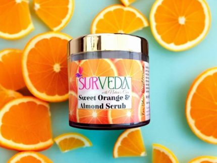 Sweet Orange and Almond Brightening Scrub